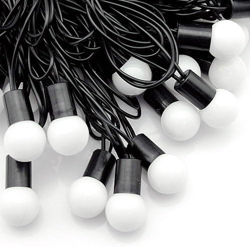 ELEOPTION Smartyard Led String Lights Solar Powered Outdoor Waterproof Night Light Decorative Lights for Outside Garden Camping Patio Party Holiday Wedding (Ball, Colorful)