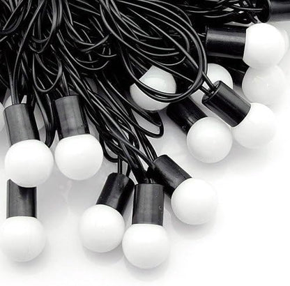 ELEOPTION Smartyard Led String Lights Solar Powered Outdoor Waterproof Night Light Decorative Lights for Outside Garden Camping Patio Party Holiday Wedding (Ball, Colorful)