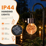 GIGALUMI Solar Hanging Lights Outside Solar Christmas Decoration Light 24Pc