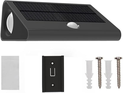 6 Pack Motion Sensor Solar Step Lights, IP67 Outdoor Waterproof Stair Light, Warm White/RGB Colors & Double-Sided Lighting, Outside Decor Light for Deck,Porch,Railing,Fence,Walkway, Yard,Wall,Patio