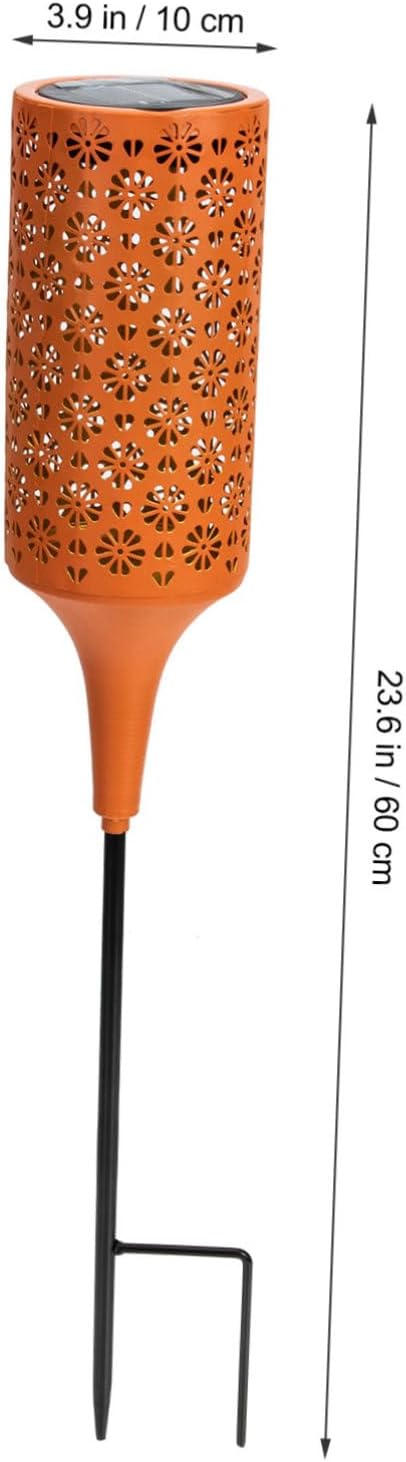 Solar Garden Light Outdoor Creative Iron Chrysanthemum Solar Pathway Light for Yard Decor Waterproof Landscape Lighting for Patios and Pathways