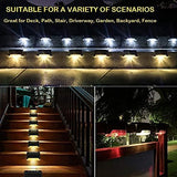 16 Pack Solar Deck Lights, The LED Lights for Outdoor, Waterproof Solar LED Lights for Deck, Step, Railing, Wall | Lumora