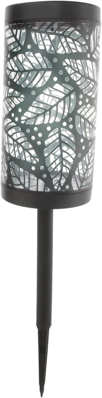 POPETPOP Solar Pathway Light with Hollowed Lampshade Led Outdoor Garden Light for Landscape Decoration Energy-efficient Solar-Powered Illumination for Parks and Courtyards