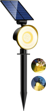 nipify 1 Pack Solar Spot Lights Outdoor Waterproof with 3 Modes, Solar Spotlight Light for Outside Yard Landscape | Lumora