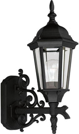 Progress Lighting Welbourne Collection 1-Light Clear Beveled Glass Traditional Outdoor Small Wall Lantern Light | Lumora