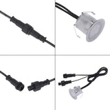 Lixada Recessed LED Deck Light Kit In Ground Outdoor Landscape Light IP67 Waterproof Low Voltage for Outdoor Yard | Lumora