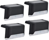 4pcs Solar Deck Lights Outdoor LED Solar Step Lights Illuminate Pathway Yard Patio Stairs Fences (Warm Light) | Lumora