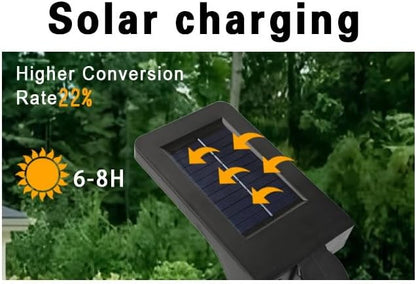 Solar Lights Outdoor with Octopus Mount - Motion Sensor Outdoor Lights with Remote Control Outdoor Solar Lights for Yard, Outdoor Security Lights for Deck Fence Garden Camping Patio (1 Pack)