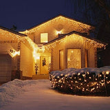 Lainin 3.5M/11ft 96 LED Warm White Linkable Fairy Curtain String Light with 8 Modes Memory Functional Controller | Lumora