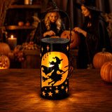 Halloween Decorations Outdoor Witch Lanterns, Solar Halloween Witch Decor