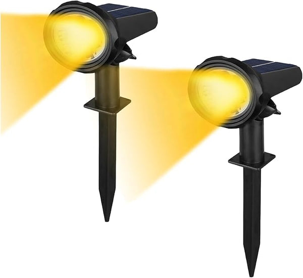 Solar Spot Lights Outdoor，Solar Lights Outdoor Waterproof IP68，Dark Sensing Auto On/Off，Suitable for Garden | Lumora