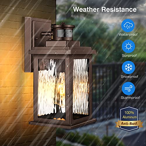 VIANIS Outdoor Motion Sensor Lights for House Oil-Rubbed Bronze, Aluminum