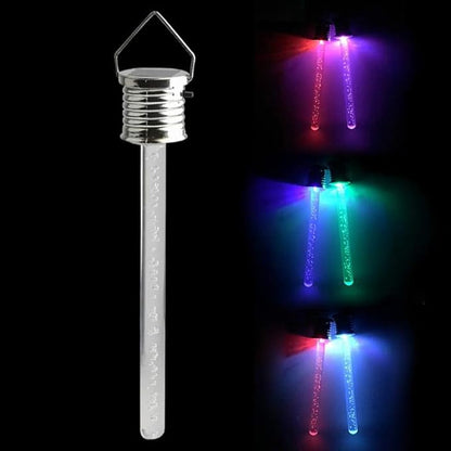 Uonlytech Outdoor Decor Solar Hanging Light Color Change Solar Acrylic Bubble Light for Garden Patio Backyard Pathway (2Pcs) Outdoor