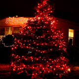 TW SHINE Red Christmas Lights, 2 Pack Total 40 FT 200 Count Incandescent Christmas Mini Tree String Lights, Waterproof Christmas Decorations for Outdoor Indoor Xmas Patio Home Party Garden Yard Decor