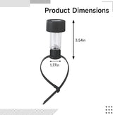 Solar-Powered 16 Pcs Patio Lights for Deck Rail, Clear Cover, Waterproof Atmosphere Lamps, Black Body, Pool | Lumora
