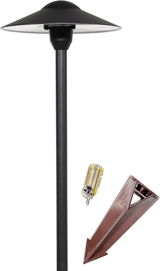LED Pathway Lights 131 - Heavy Duty Metal Low Voltage Landscape Lighting, 12V Driveway Lights Outdoor Walkway | Lumora