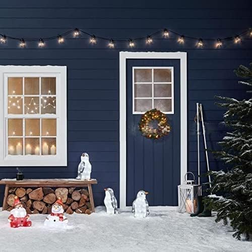 Solar Lights for Outdoor Garden, 3D Penguin Lamp Outdoor Lawn Decorative Landscape LED Lights for Garden Patio Yard Pathway Party Holiday, 3 Pack