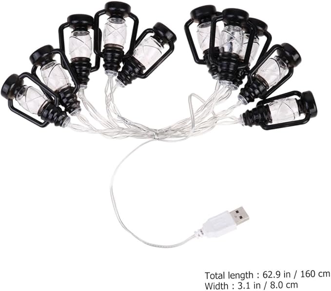Led String Lights for Decorative Mason Jar Warm Edison Kerosene Bottle Light Energy-efficient USB-Powered for Holiday Decor