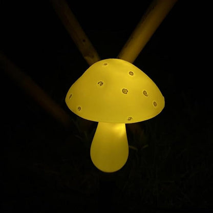 Outdoor Solar Garden Lights, Yard Decorations Mushroom -1Pack 6 Mushroom