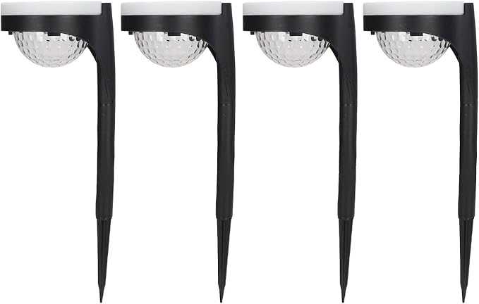 Outdoor Solar Pathway Light with Warm LED, Durable PP Material, Rust - Free, Waterproof - Easy Installation, Continuous Lighting, Decorative Yard Garden Solution