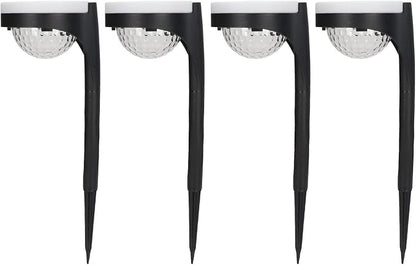 Outdoor Solar Pathway Light with Warm LED, Durable PP Material, Rust - Free, Waterproof - Easy Installation, Continuous Lighting, Decorative Yard Garden Solution
