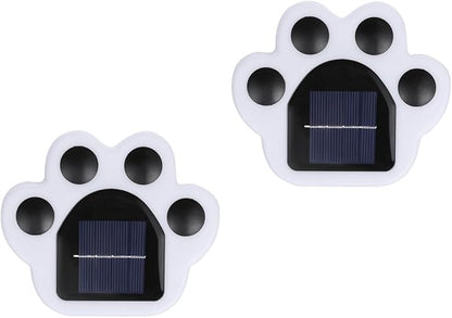 jojofuny 2pcs Solar Lawn Lights Outdoor Yard Ground Inserting LED Landscape Lighting White Light Solar-Powered Garden Pathway Decor for Patio Walkway