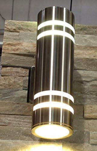 V3 Ampère Outdoor/Indoor Stainless Steel Vertical Stream Collection Wall Lamp | Lumora