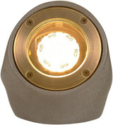VOLT 12V Decorative Rock Outdoor Spotlight (Gray) with 4W 2700K Warm White 300 Lumen MR11 LED Bulb for Low Voltage | Lumora