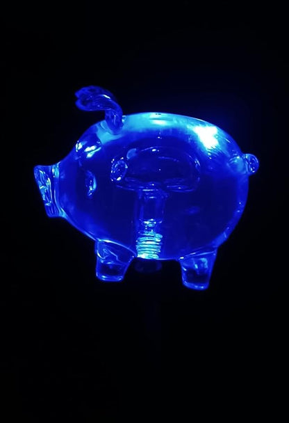 Starry Illuminate 1 PCS Solar Color Changing Style Garden Stake Light Pathway Stake Light (Pig)