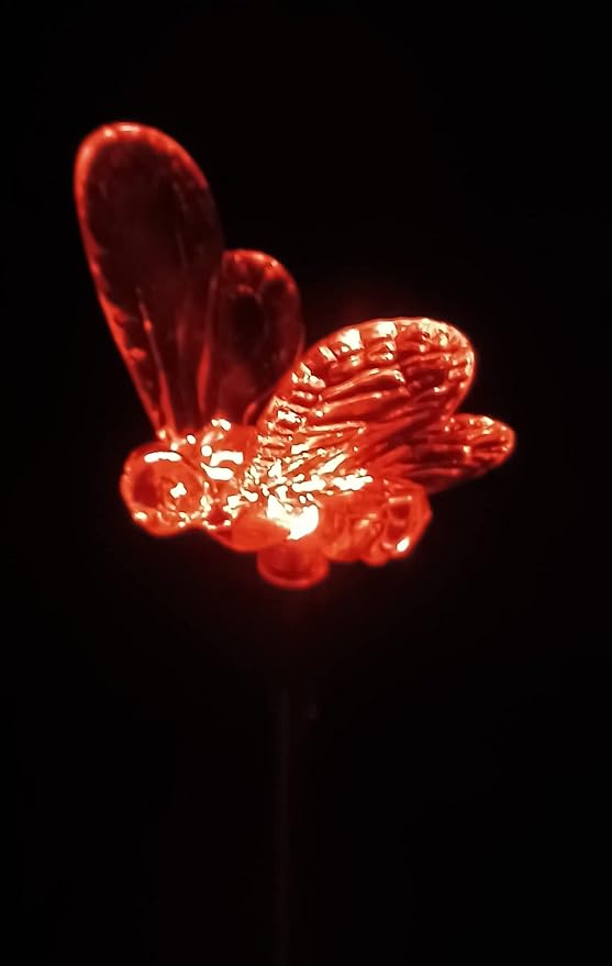 Starry Illuminate 3 PCS Solar Color Changing Style Garden Stake Light Pathway Stake Light (Bee) | Lumora