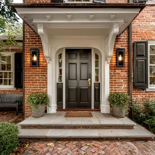 15" Motion Sensor Outdoor Wall Lights, Outdoor Sconces, 1 Pack