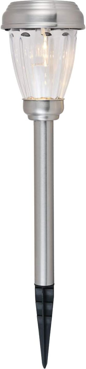 FAE 6-Pack Stainless Steel Outdoor LED Pathway Light in Silver