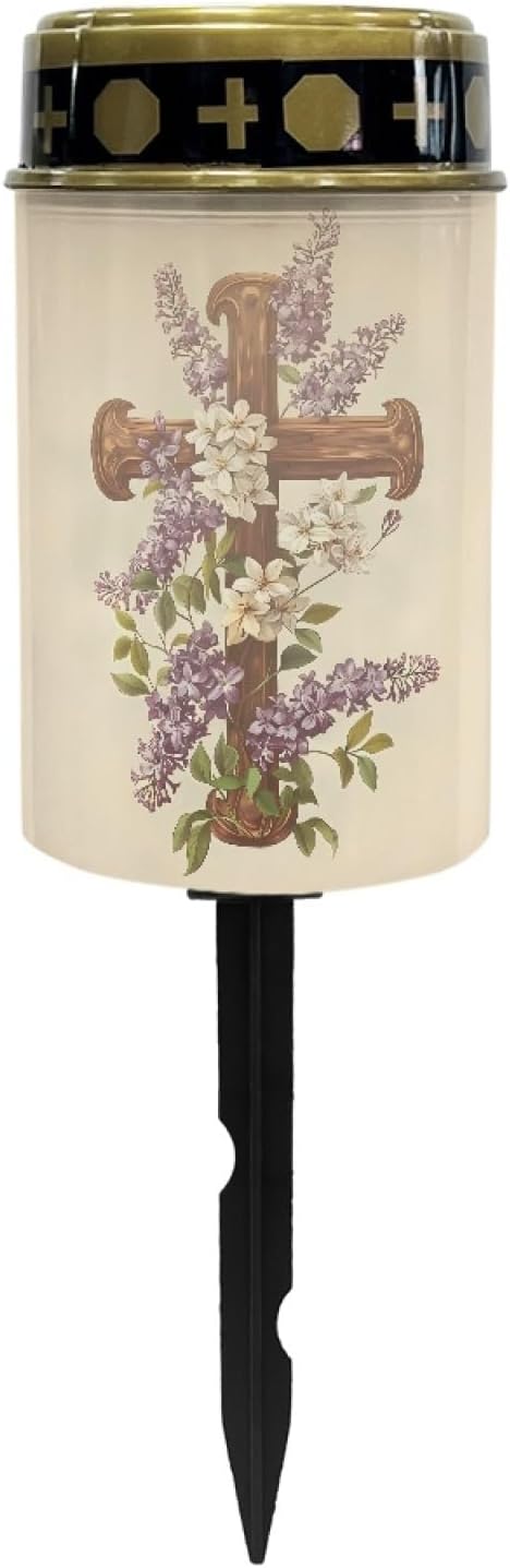 Solar Garden Stake Lights Outdoor, LED Solar Lantern, Waterproof, Warm White, Auto On/Off