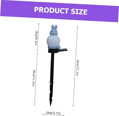 Led Rabbit Garden Decor Solar Pathway Lights Landscape Lighting Driveway Lights Changing Outdoor Lamp
