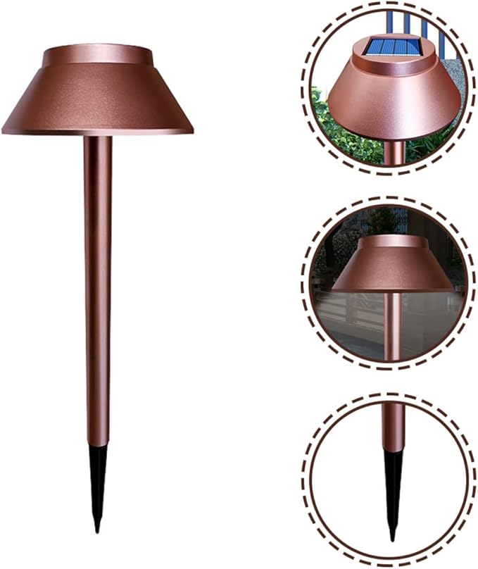 HANABASS Solar Garden Stake Light Outdoor Solar Powered Lawn Pathway Lighting Waterproof for Yard Patio Landscape Decor