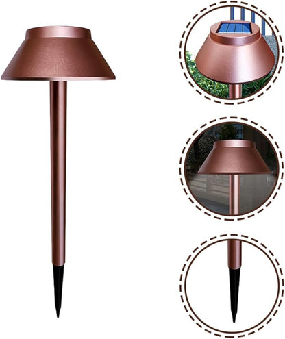 HANABASS Solar Garden Stake Light Outdoor Solar Powered Lawn Pathway Lighting Waterproof for Yard Patio Landscape Decor