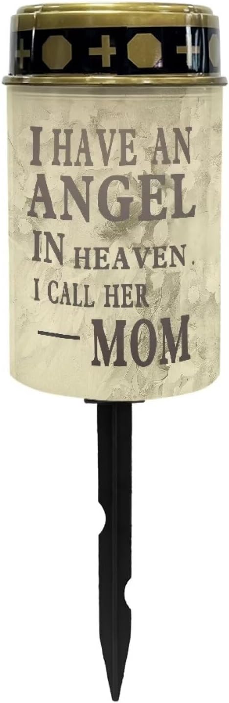 Solar Lights for Cemetery Grave Bless Waterproof Grave Decorations for Cemetery Mon Grave Garden Patio Yard Lawn Pathway Halloween Decor