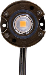 VOLT 12V 1W 2200K Candlelight IP67 Watertight 100 Lumen Solid Brass BuddyPro LED Puck Light (Shielded) for Deck | Lumora