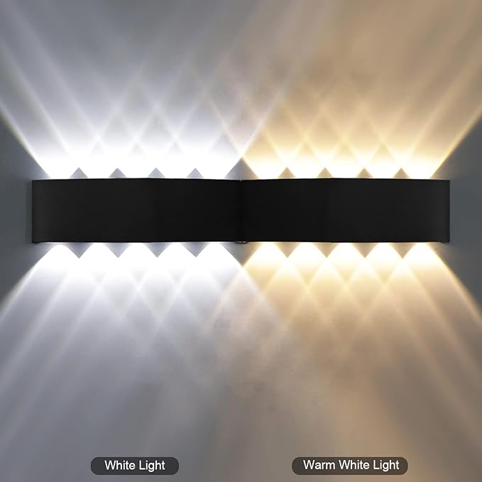 Kawell 10W Waterproof Modern Wall Sconces LED Wall Light Up Down Aluminum Wall Lamp LED Indoor Outdoor for Bedroom | Lumora