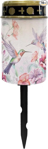 Hummingbird Cemetery Solar Lights for Grave Waterproof and Weather Resistant Solar Lights Outdoor Pathway Flameless | Lumora