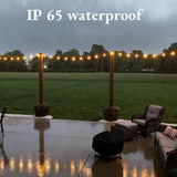 Honche Solar Lights Outdoor Waterproof IP65 with 20 LED Edison Bulb Patio Lights String Lights 49FT Warm White | Lumora