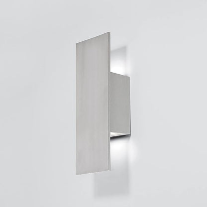 WAC Lighting dweLED, Icon 14in LED Indoor and Outdoor Wall Light 3000K in Brushed Aluminum