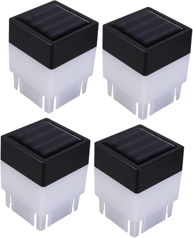 DOITOOL 1pc Solar Fence Light Landscape Lamp for Gardens Patios and Corridors Automatic Light Outdoor Decoration and Lighting