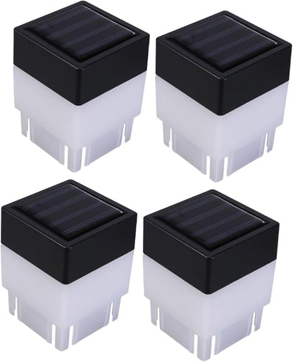 DOITOOL 1pc Solar Fence Light Landscape Lamp for Gardens Patios and Corridors Automatic Light Outdoor Decoration and Lighting
