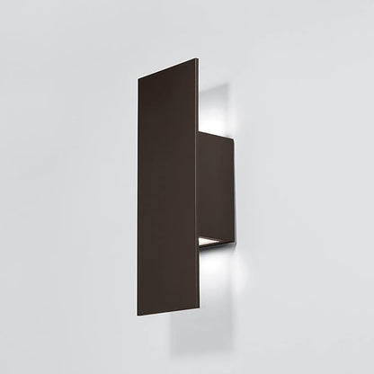 WAC Lighting dweLED, Icon 14in LED Indoor and Outdoor Wall Light 3000K in Bronze