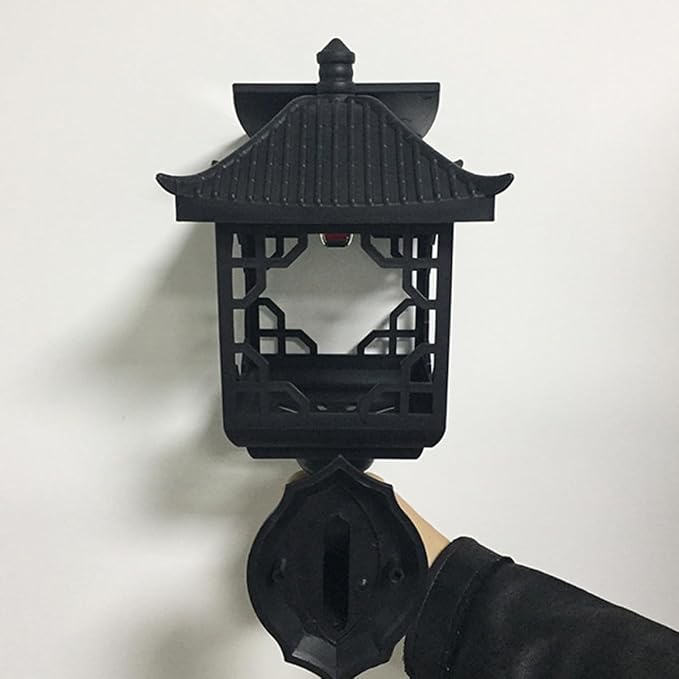 Solar LED Outdoor Wall Lantern Waterproof Matte Black Porch Light Yard Wall Sconce for Garden Garage Doorway | Lumora
