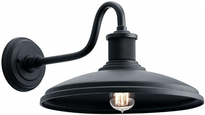 Kichler Allenbury 14" 1 Light Outdoor Wall Light with Textured Black