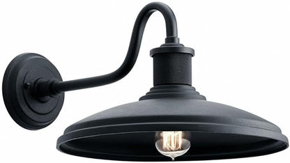 Kichler Allenbury 14" 1 Light Outdoor Wall Light with Textured Black