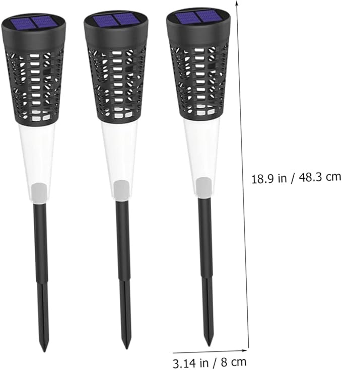 BESPORTBLE 6pcs Solar Garden Pathway Stake Light Outdoor Decorative Lamp Warm Lighting for Patio and Landscape | Lumora
