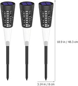 POPETPOP 6pcs Solar Garden Stake Lights Decorative Outdoor Lighting for Pathway and Warm Solar Lamp for Lawn Patio | Lumora